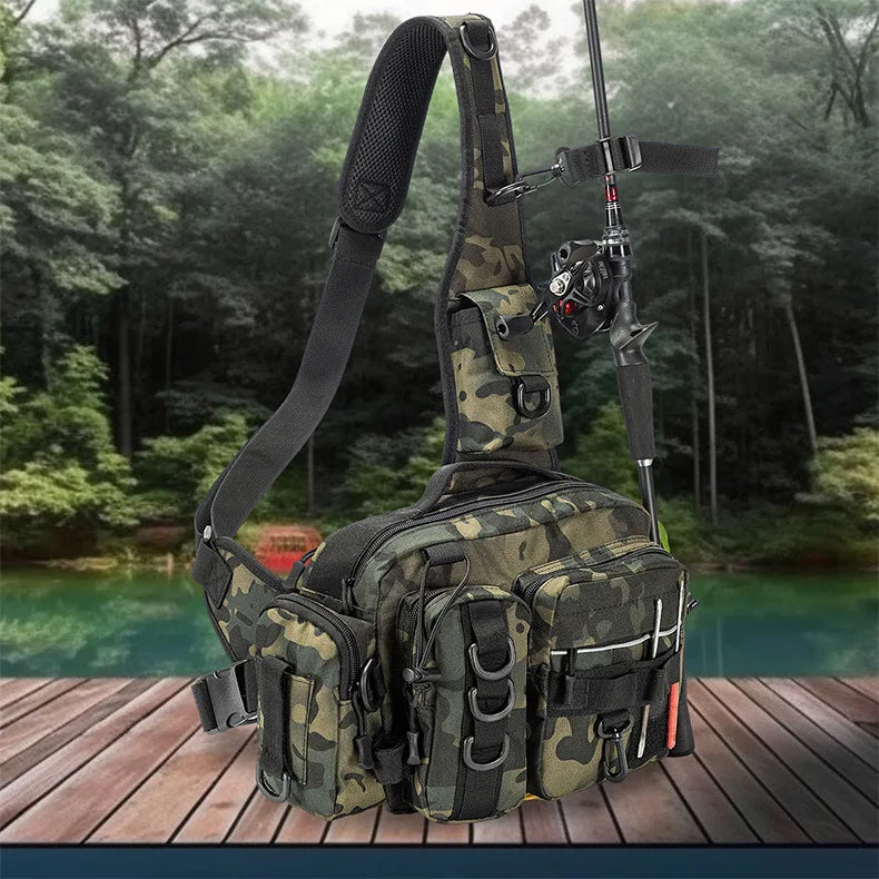 Outdoor Tactical Shoulder Bag for Hiking and Adventure - Ky Ky Kiwi