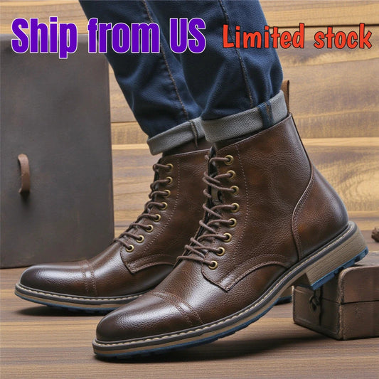 Men's Casual Ankle Boots for Comfortable Everyday Wear - Ky Ky Kiwi