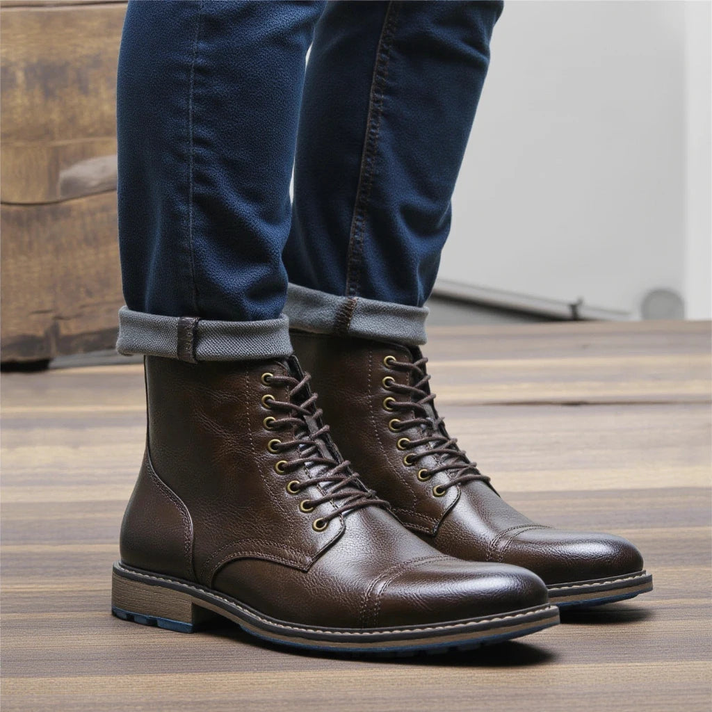 Men's Casual Ankle Boots for Comfortable Everyday Wear - Ky Ky Kiwi