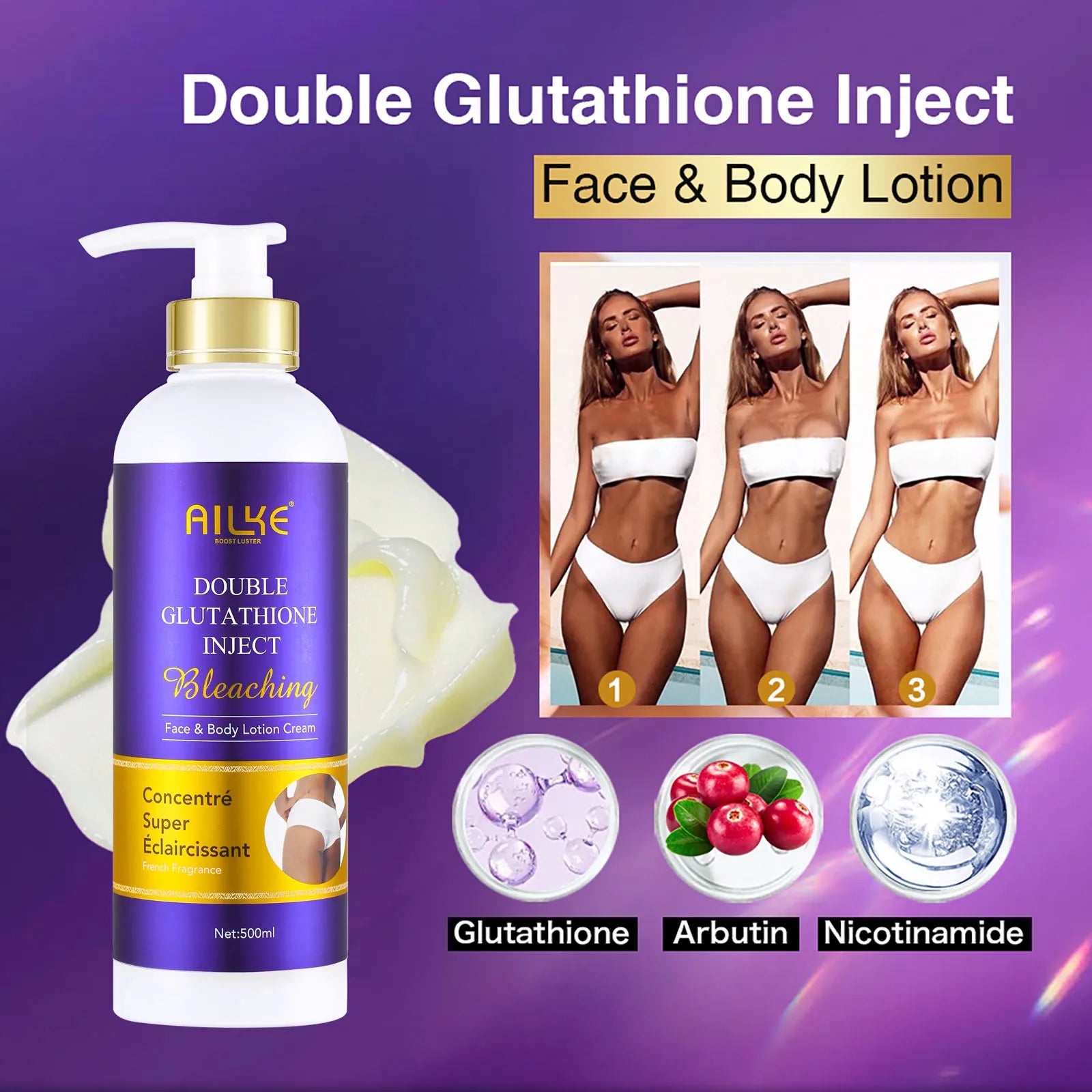 AILKE Double Glutathione and Vitamin C Skin Care Set - Ky Ky Kiwi