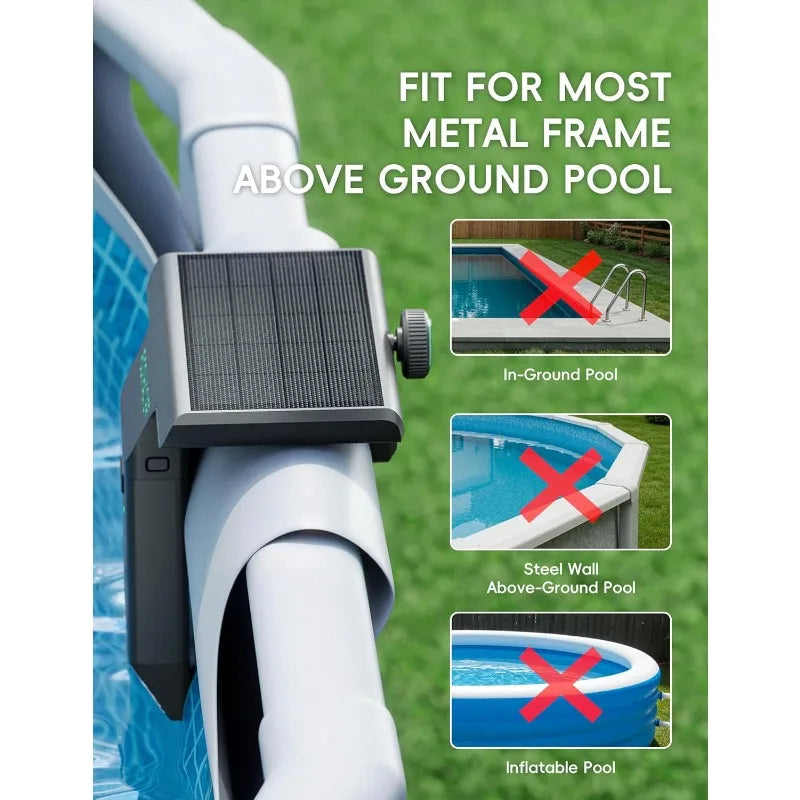 Solar Pool Lights for Above Ground Pools with Remote Control - Ky Ky Kiwi