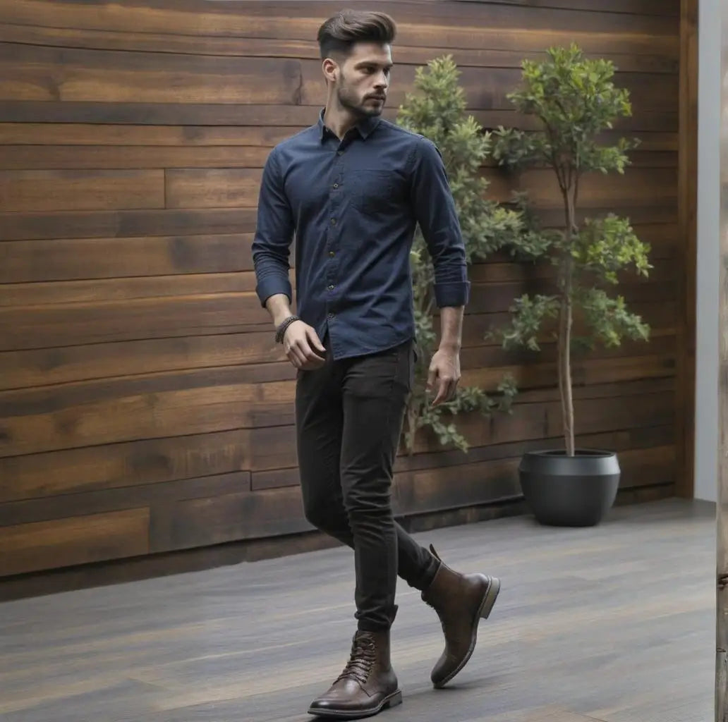 Men's Casual Ankle Boots for Comfortable Everyday Wear - Ky Ky Kiwi