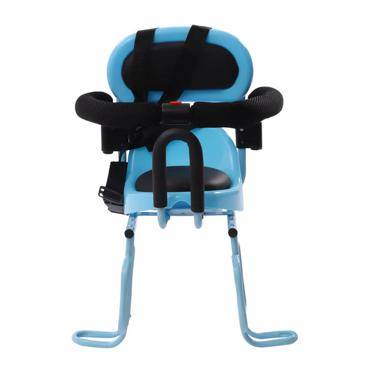 Bike Seat for Kids, Rear Soft Child Saddle Back Attachment for Adult Bicycle, Blue