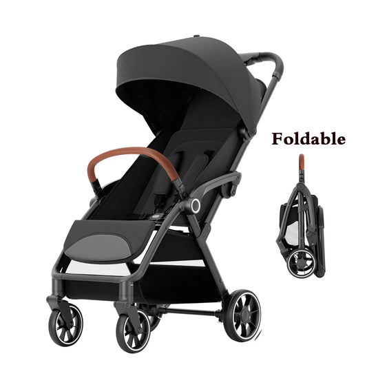 Luxury Foldable Portable Stroller for Newborns and Toddlers - Ky Ky Kiwi