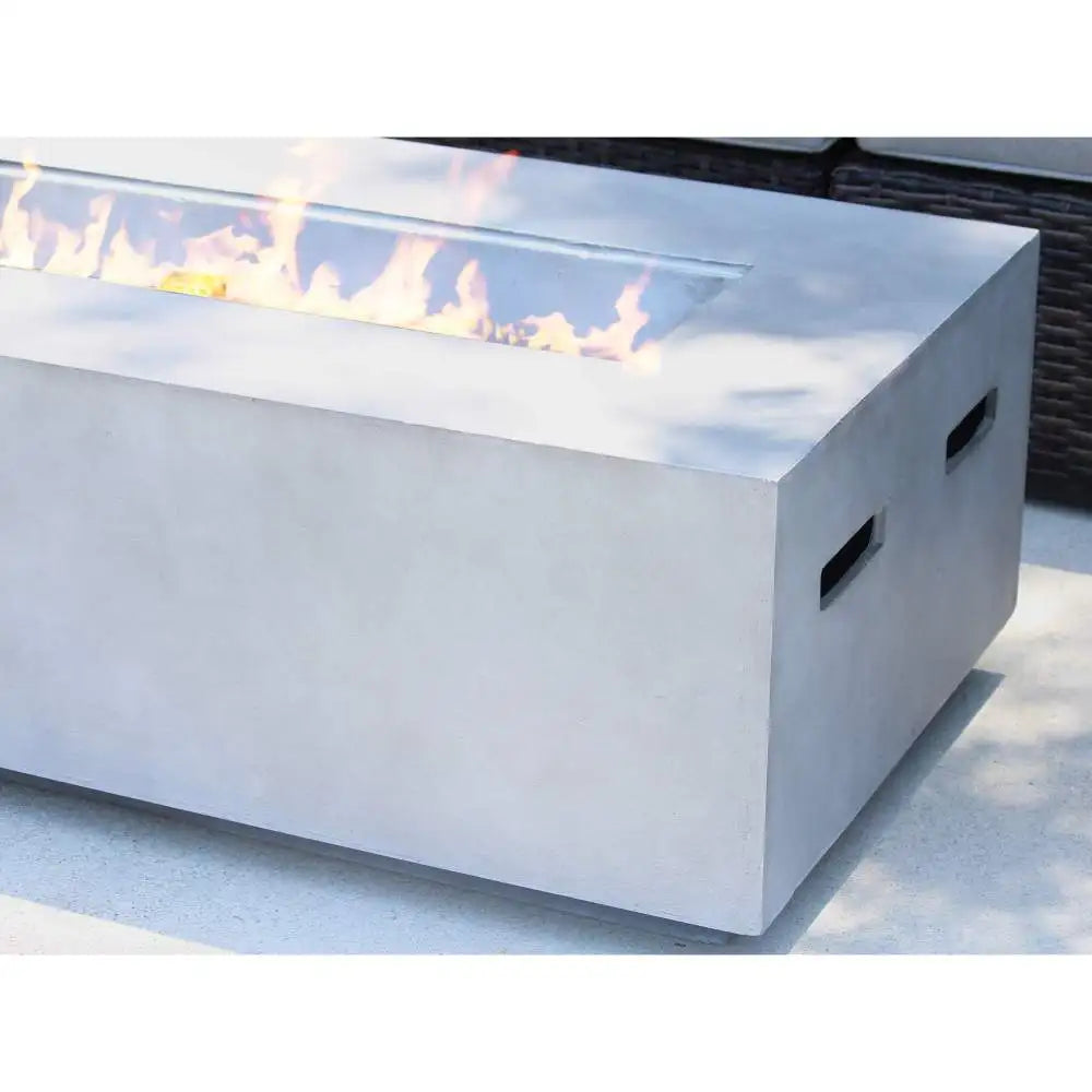 Modern Concrete Propane Fire Pit Table for Outdoor Gatherings - Ky Ky Kiwi