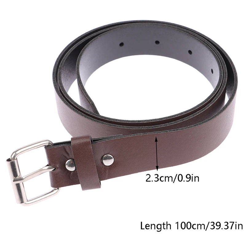 Fashionable Faux Leather Waist Belt with Metal Buckle - Ky Ky Kiwi