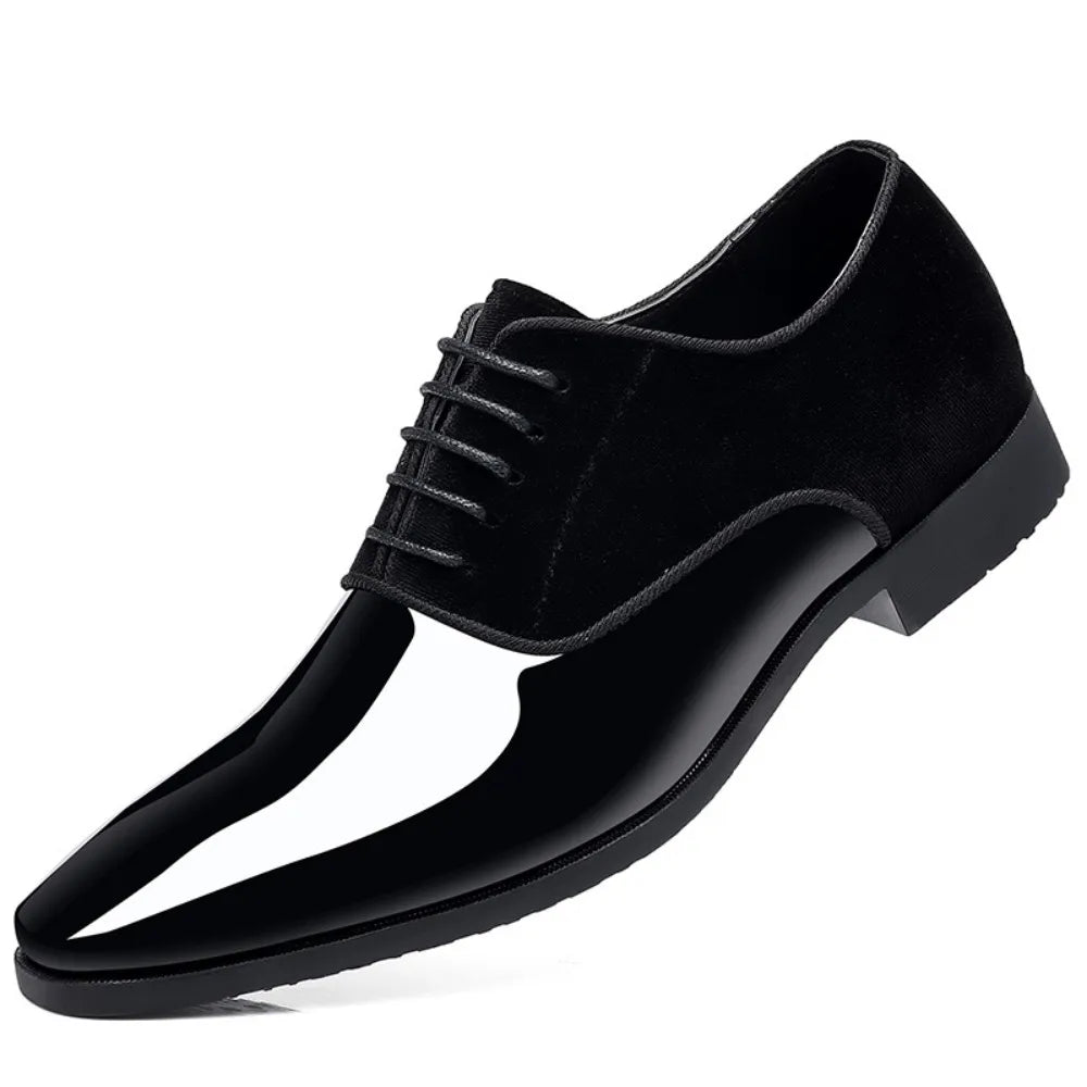 Men's High Gloss Oxford Dress Shoes for Business and Casual - Ky Ky Kiwi