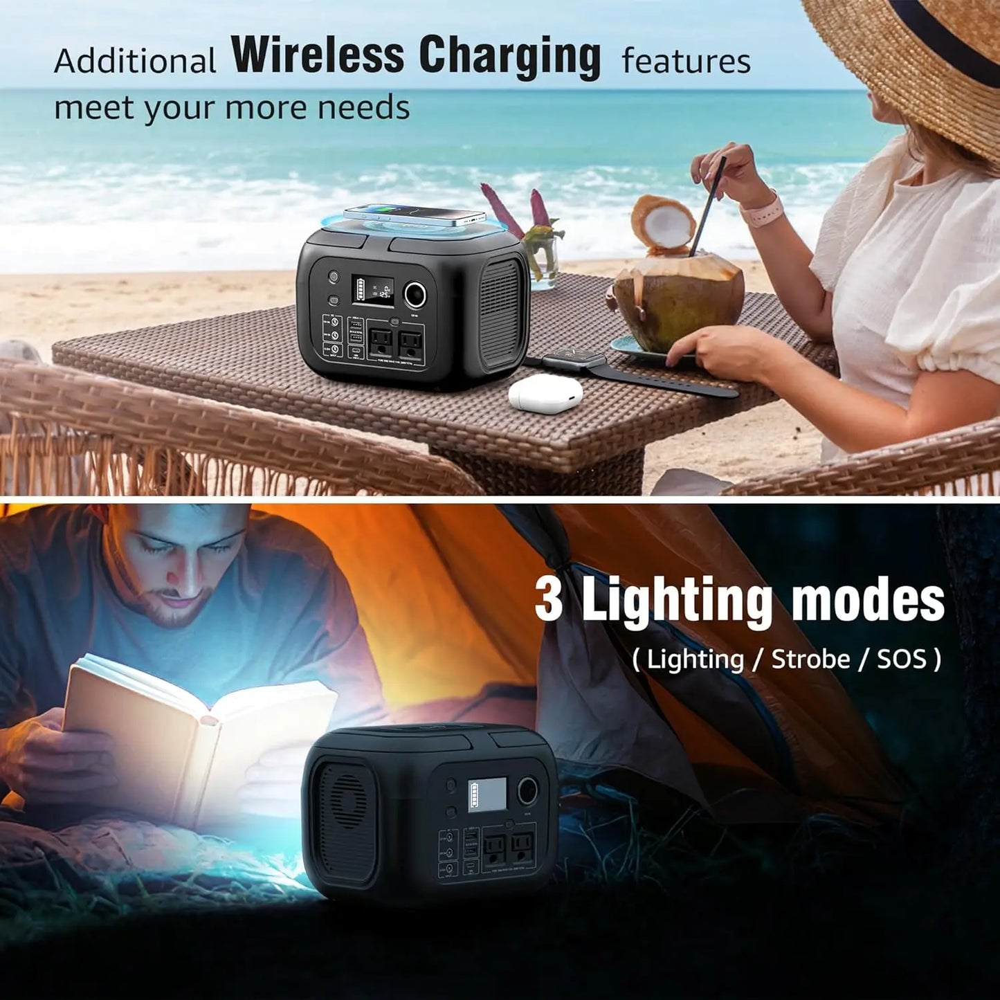Portable Power Station with Solar Panels for Outdoor Adventures - Ky Ky Kiwi