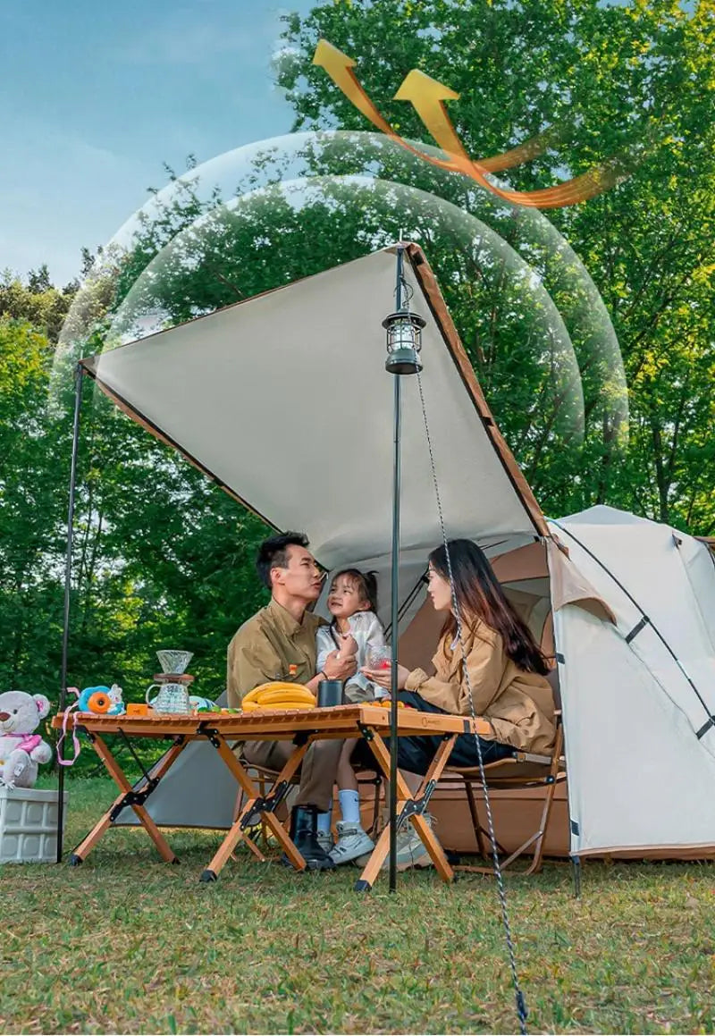 Double Layer Waterproof Family Camping Tent with Easy Setup - Ky Ky Kiwi