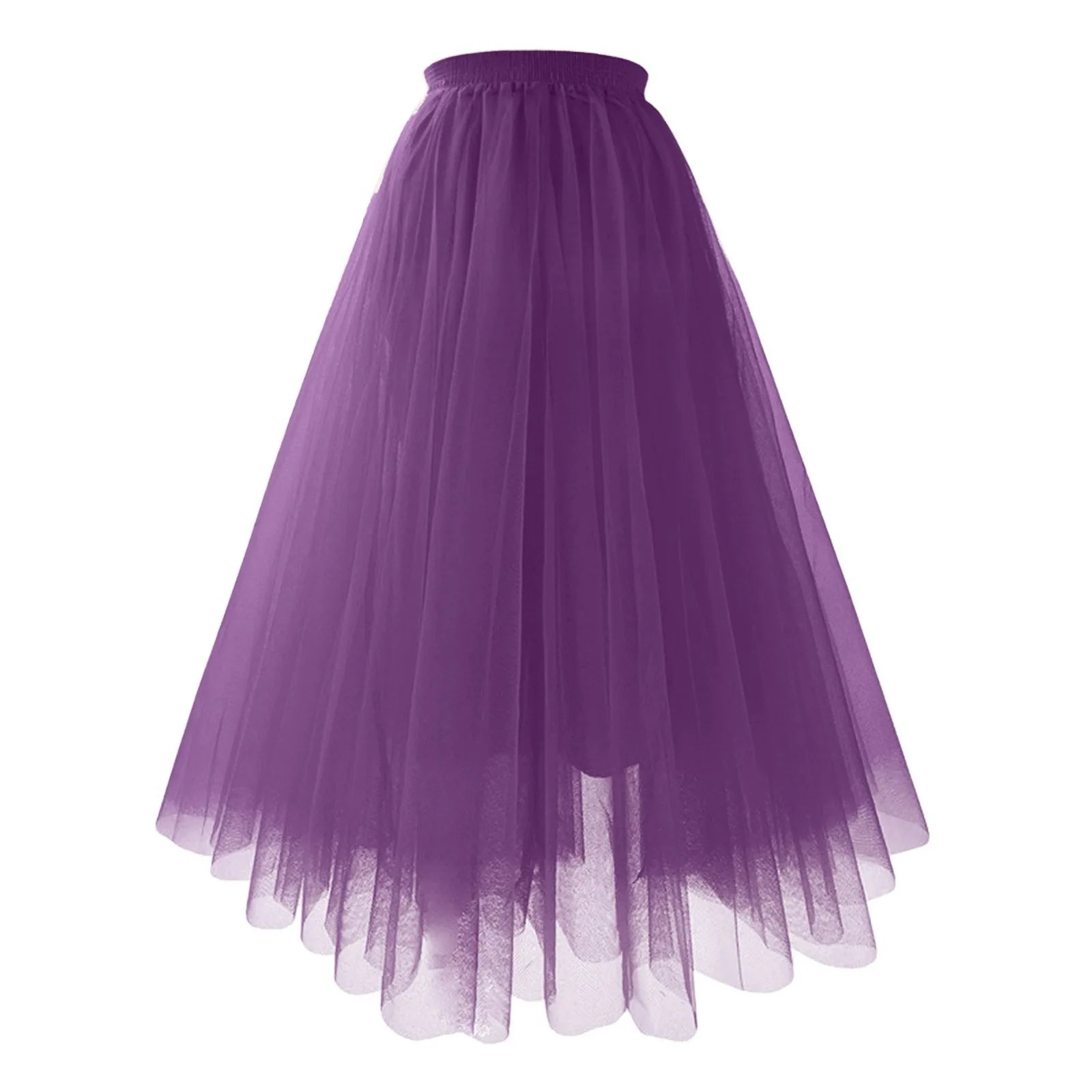 Vintage High Waist Tulle Skirt for Women Elegant Pleated Design - Ky Ky Kiwi