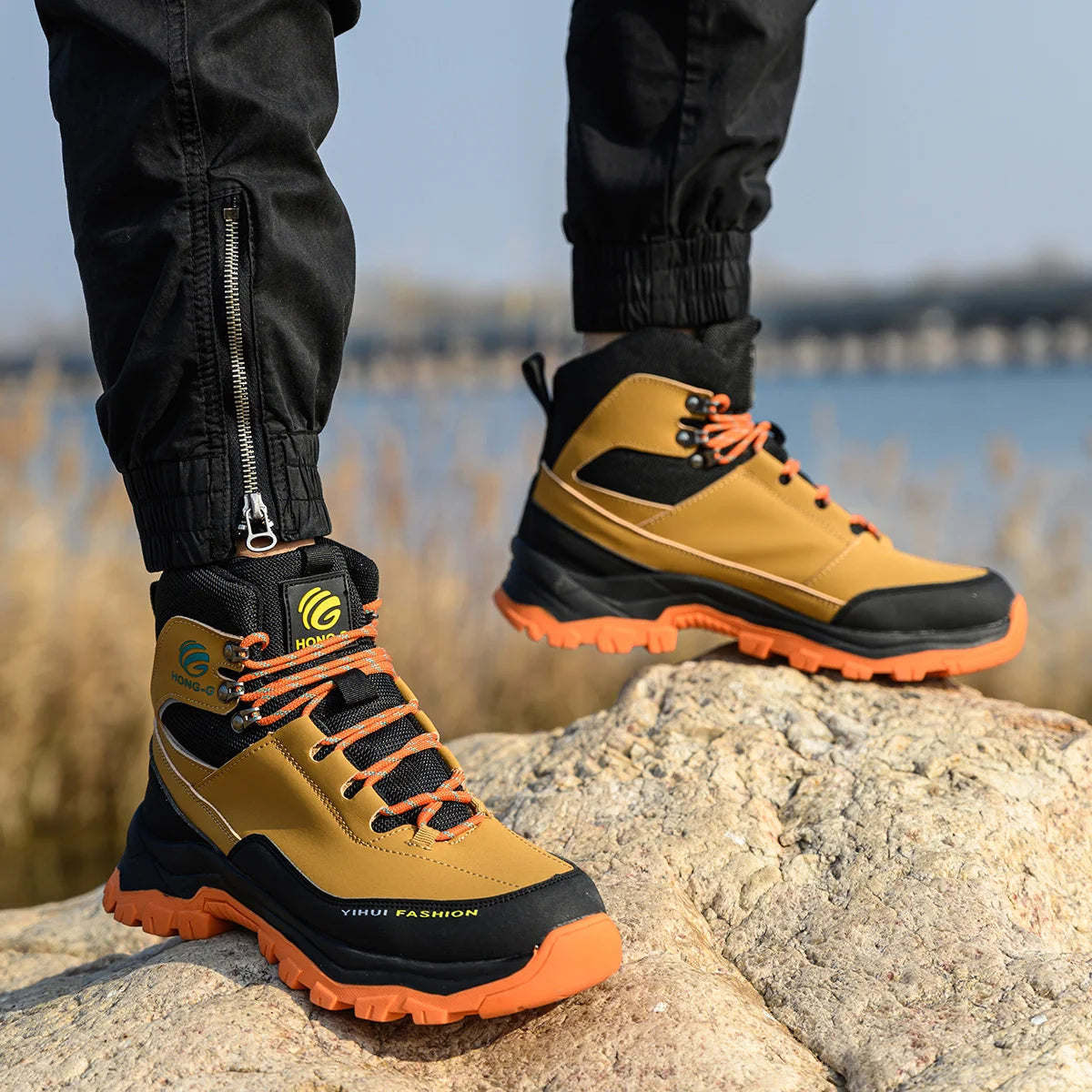 Indestructible Steel Toe Safety Shoes for Men Work Protection - Ky Ky Kiwi