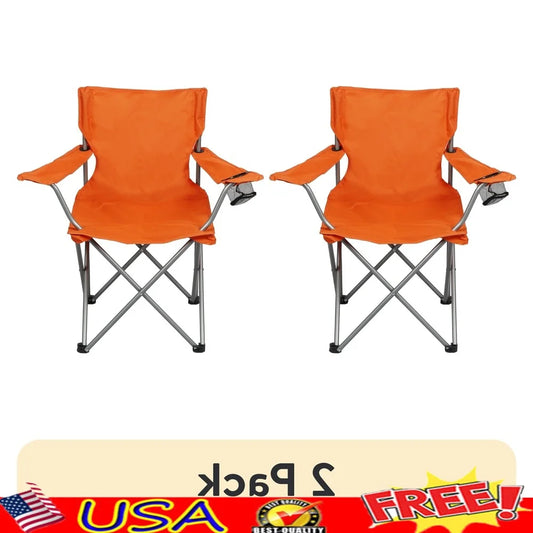 Folding Camp Chairs with Cup Holder for Outdoor Adventures - Ky Ky Kiwi