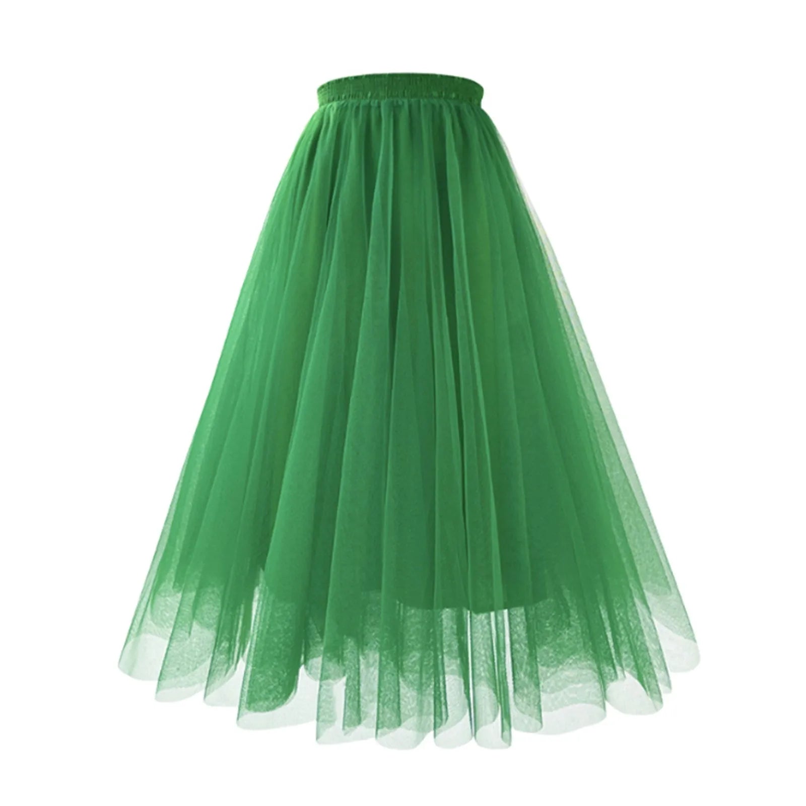Elegant Pleated Tulle A-Line Tutu Skirt for Party Dance - Ky Ky Kiwi