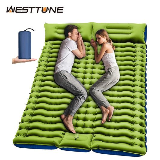 Westtune Inflatable Sleeping Pad with Built-in Pump for Camping - Ky Ky Kiwi