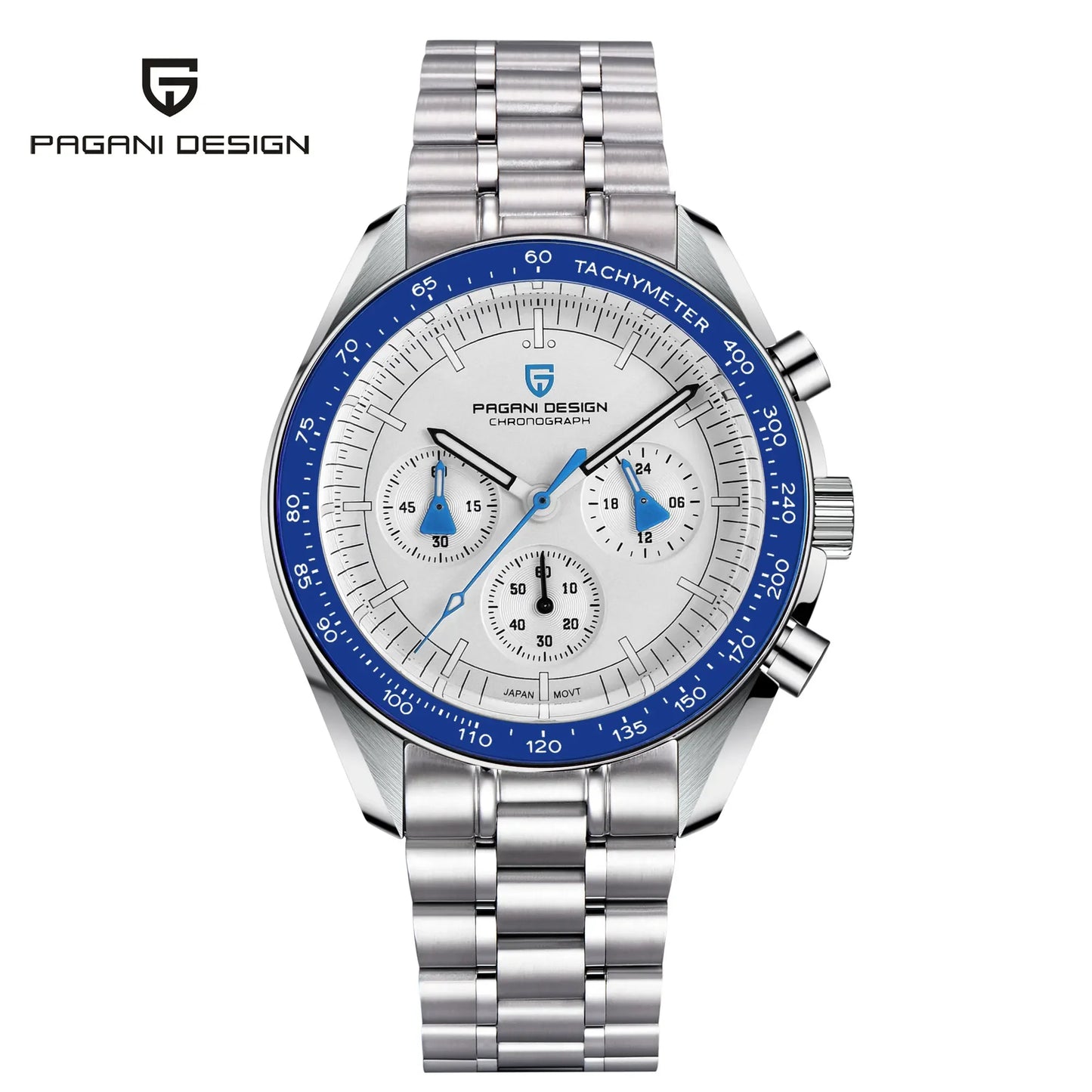 PAGANI DESIGN 2024 New Men's Watches Top Luxury Quartz Watch For Men Auto Date Speed Chronograph AR Sapphire Mirror Wrist watch