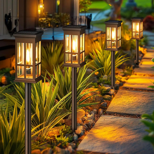 Bright Solar Pathway Lights for Outdoor Patio and Sidewalk - Ky Ky Kiwi