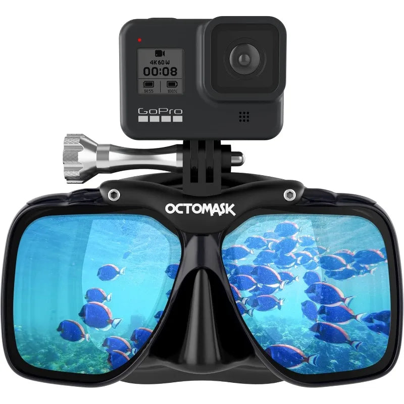 Scuba Diving Mask with GoPro Mount for Ultimate Underwater Adventure - Ky Ky Kiwi