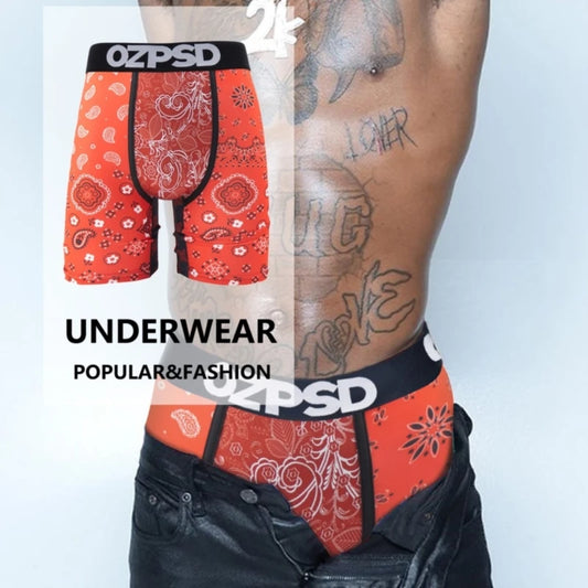Breathable Printed Boxer Underwear for Men - 5 Piece Set - Ky Ky Kiwi