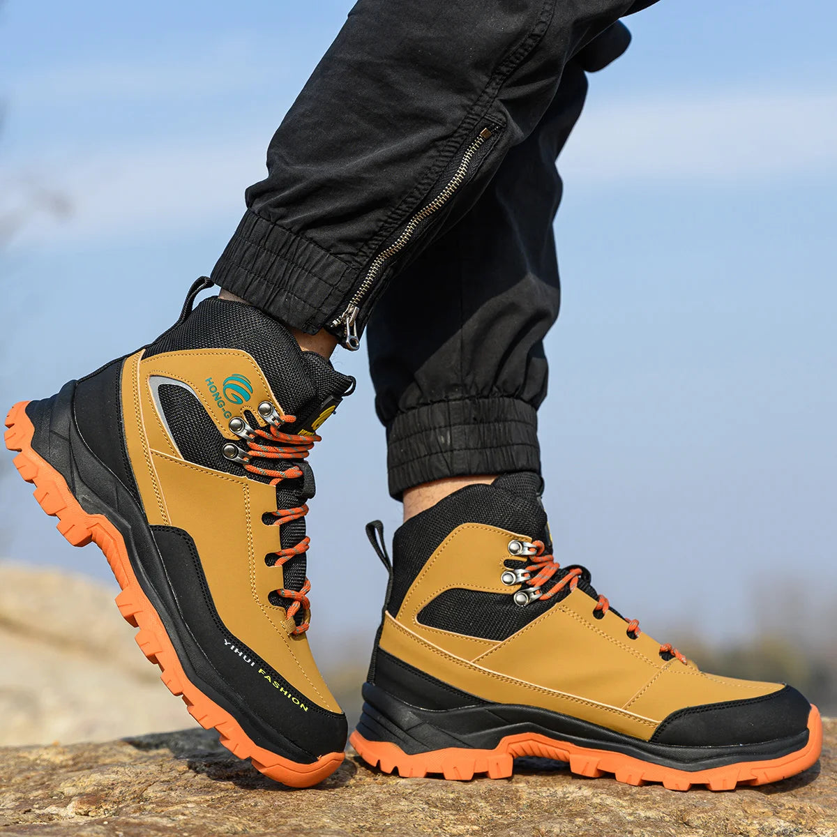 Indestructible Steel Toe Safety Shoes for Men Work Protection - Ky Ky Kiwi
