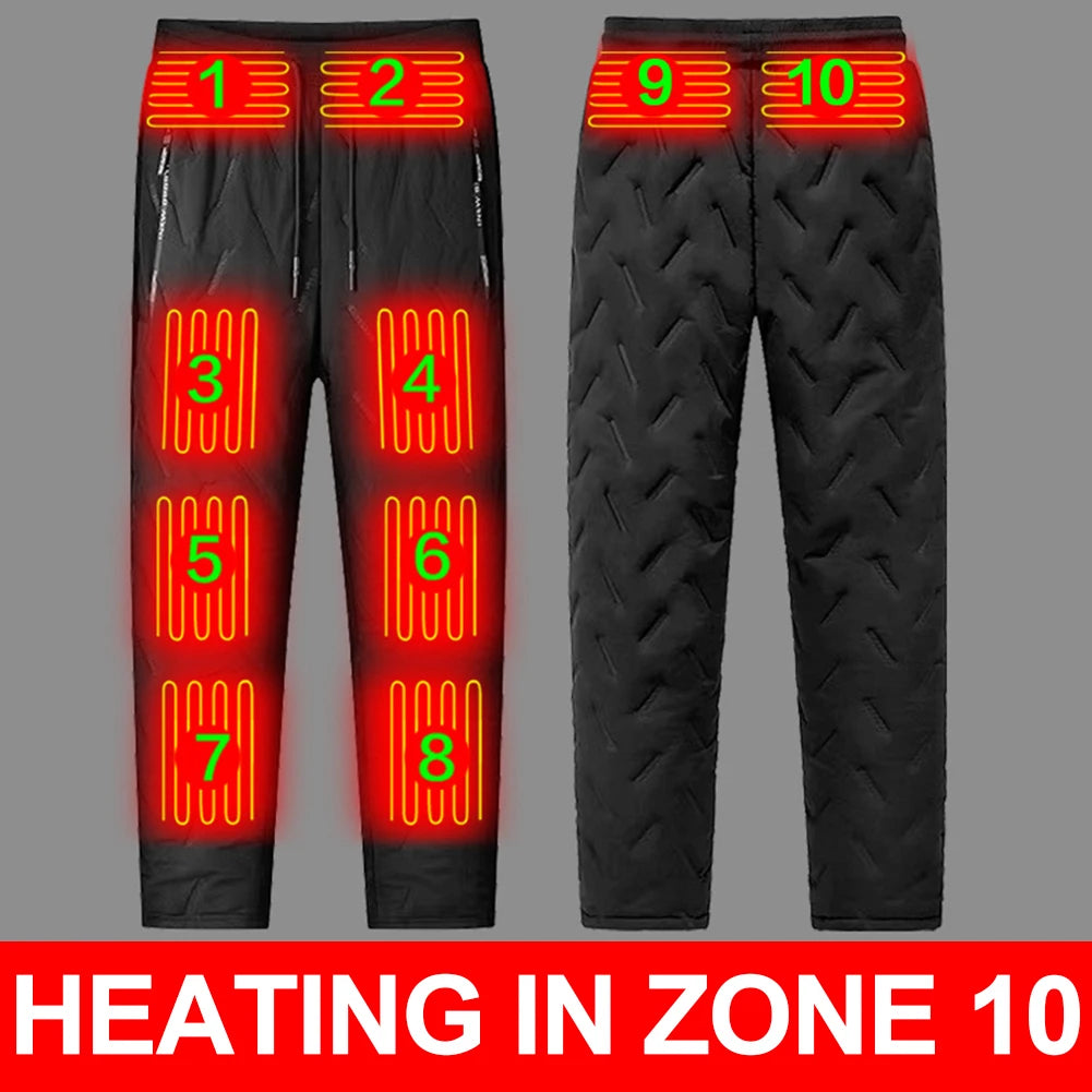 Unisex Heated Trousers With 10 Heating Zones For Winter - Ky Ky Kiwi