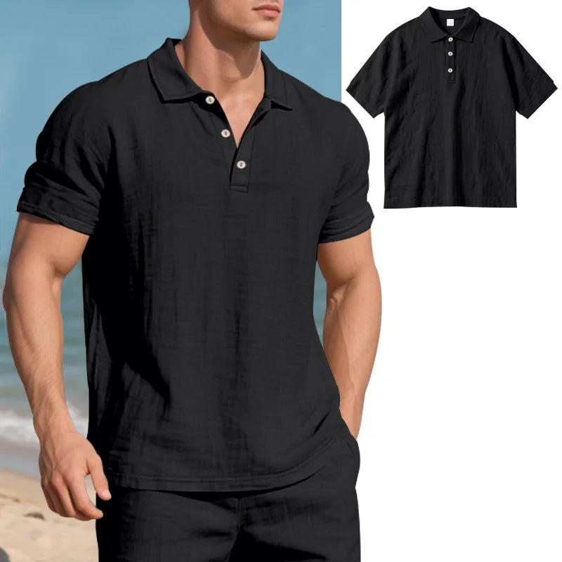 Men's Casual Linen Shirt for Stylish Summer Outfits - Ky Ky Kiwi