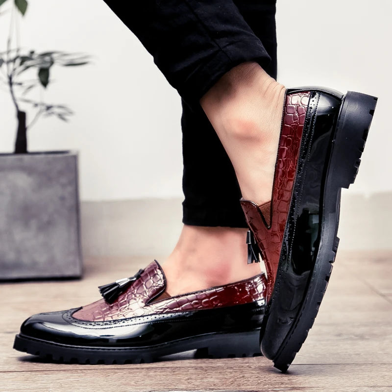 Men's Breathable Slip-On Loafers for Business and Weddings - Ky Ky Kiwi