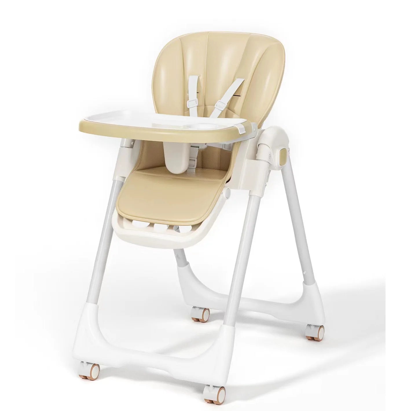 SEJOY Convertible Folding Baby High Chair with Removable Tray - Ky Ky Kiwi