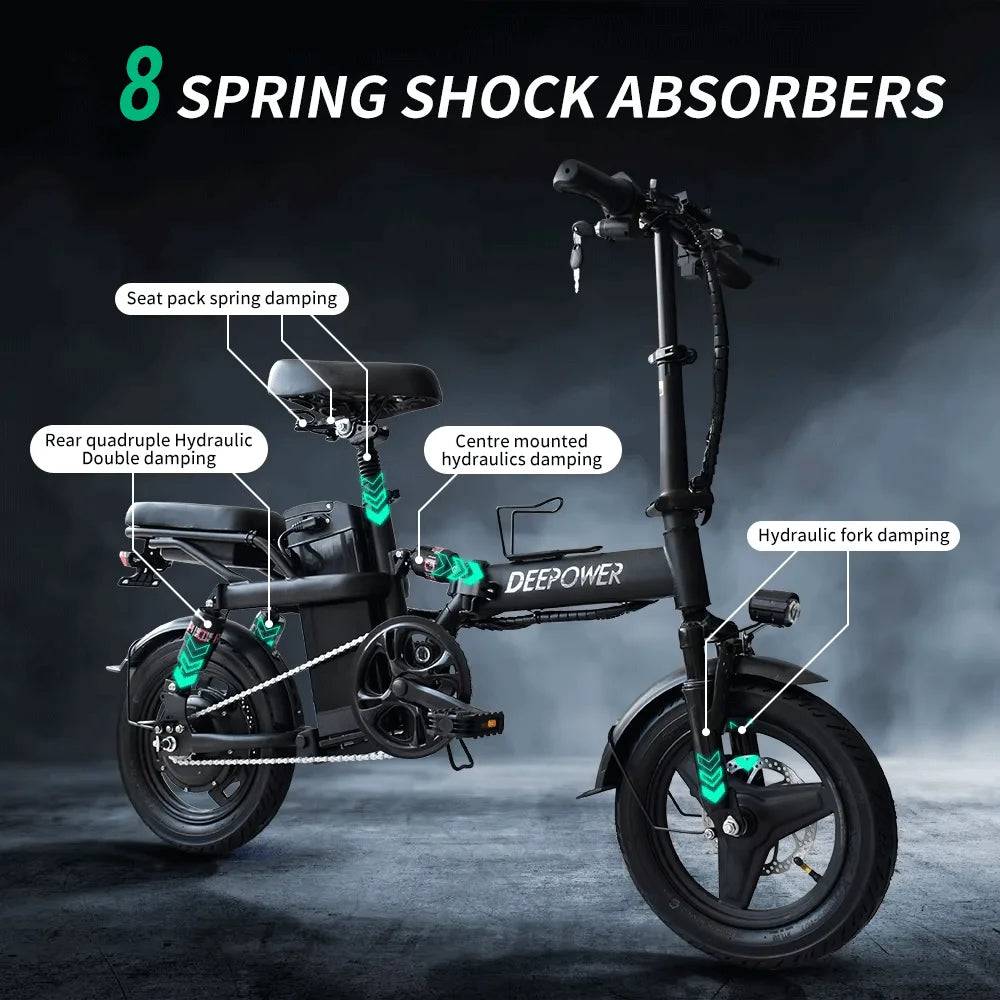 IDOTATA Foldable Electric Bike for Urban Commuting Adventures - Ky Ky Kiwi