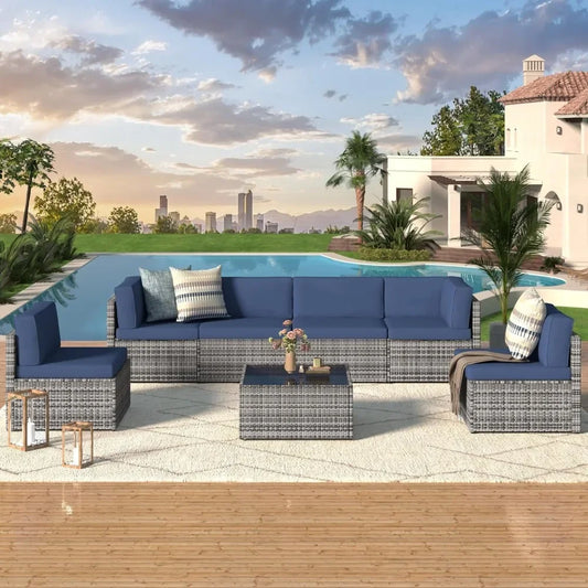 Elegant Outdoor Patio Furniture Set for Relaxing Gatherings - Ky Ky Kiwi