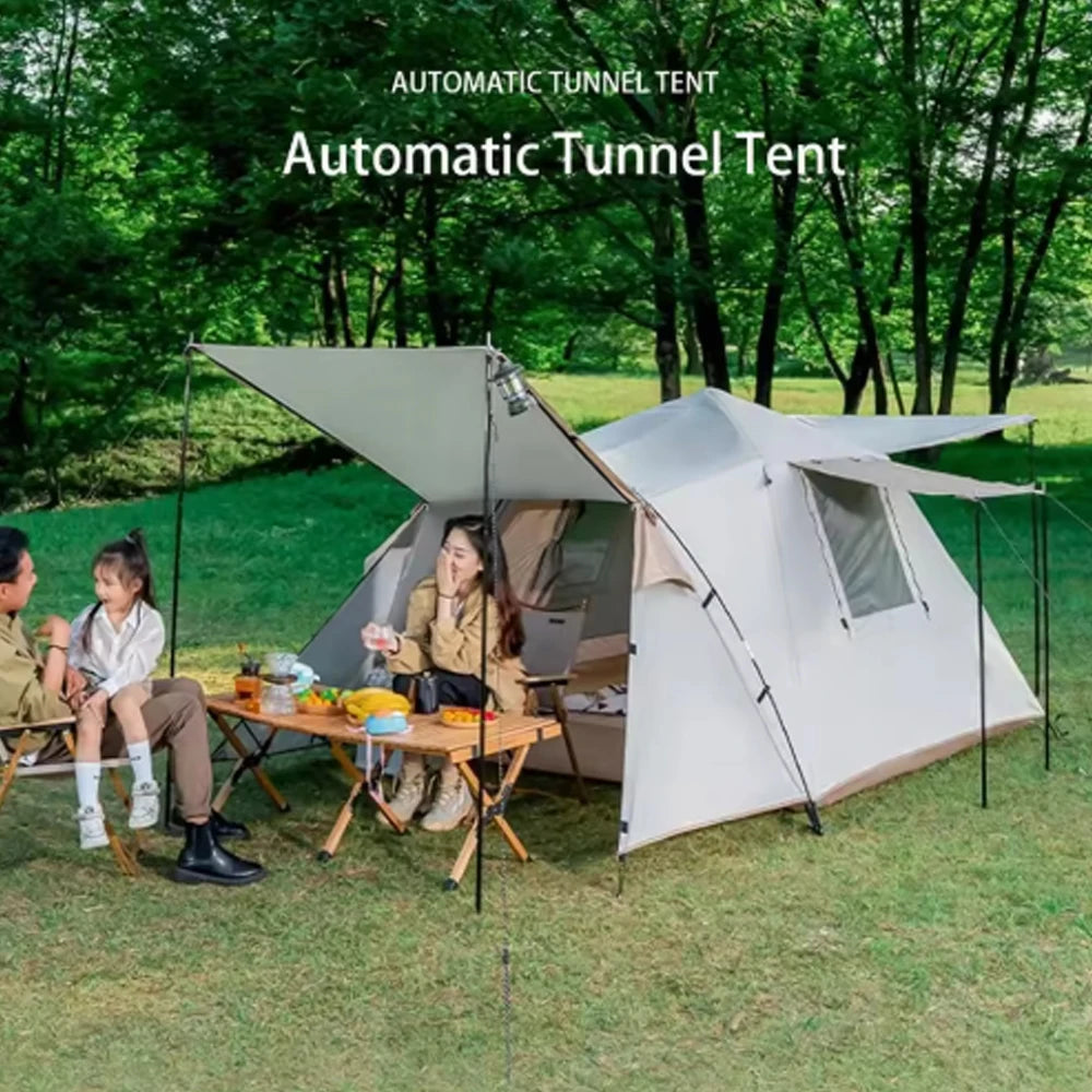 Double Layer Waterproof Family Camping Tent with Easy Setup - Ky Ky Kiwi