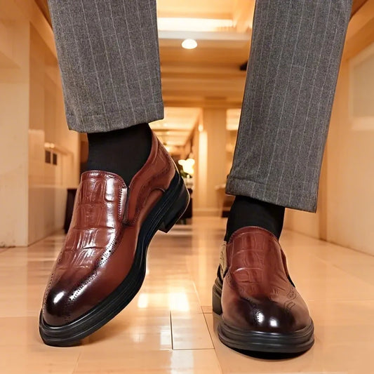 Men's Formal Leather Oxfords for Business and Special Occasions - Ky Ky Kiwi