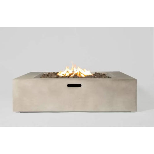 Concrete Outdoor Fire Pit Table for Modern Garden Enjoyment - Ky Ky Kiwi