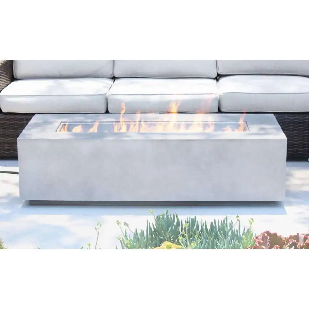 Modern Concrete Propane Fire Pit Table for Outdoor Gatherings - Ky Ky Kiwi