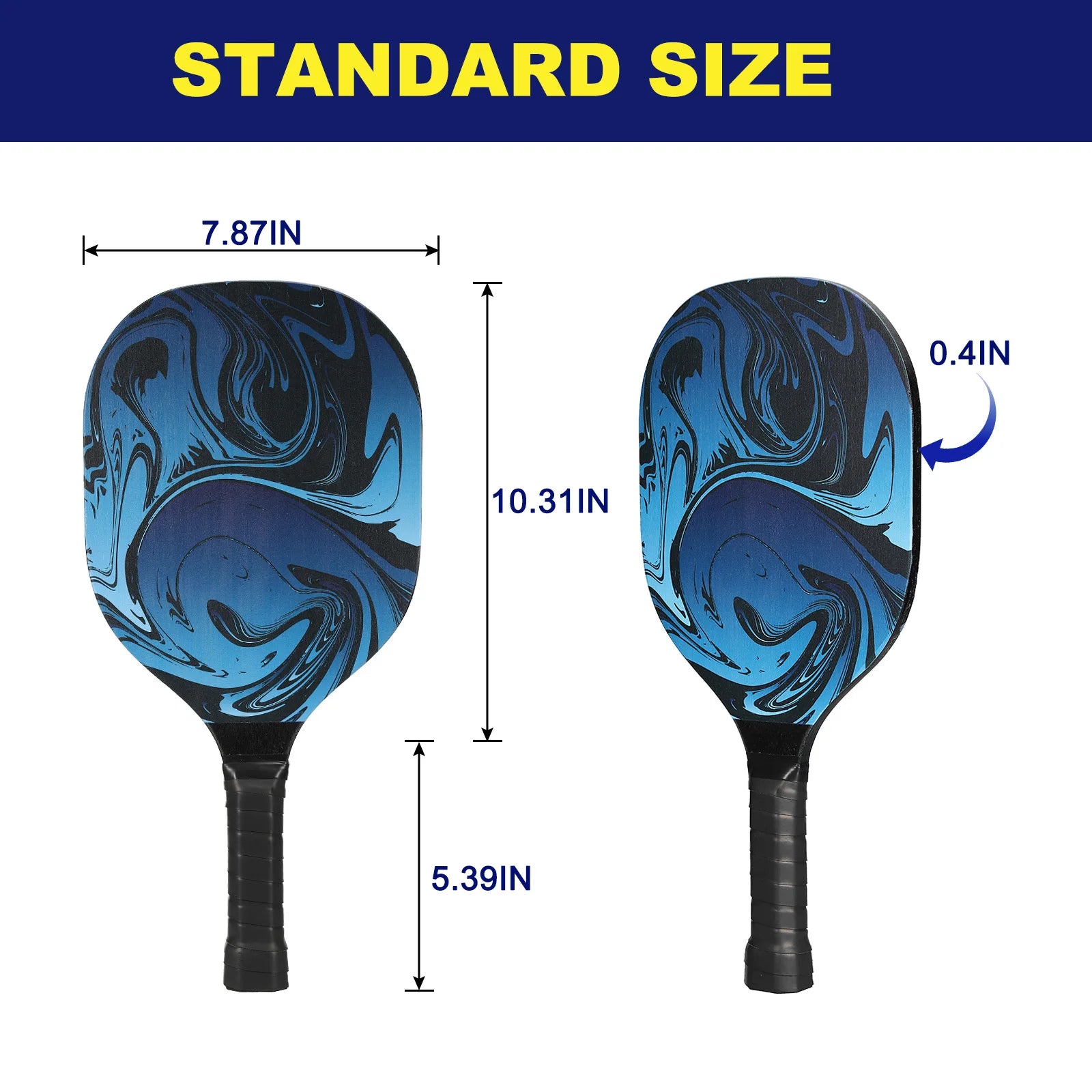 Premium Pickleball Paddle Set with Cushioned Grip and Accessories - Ky Ky Kiwi