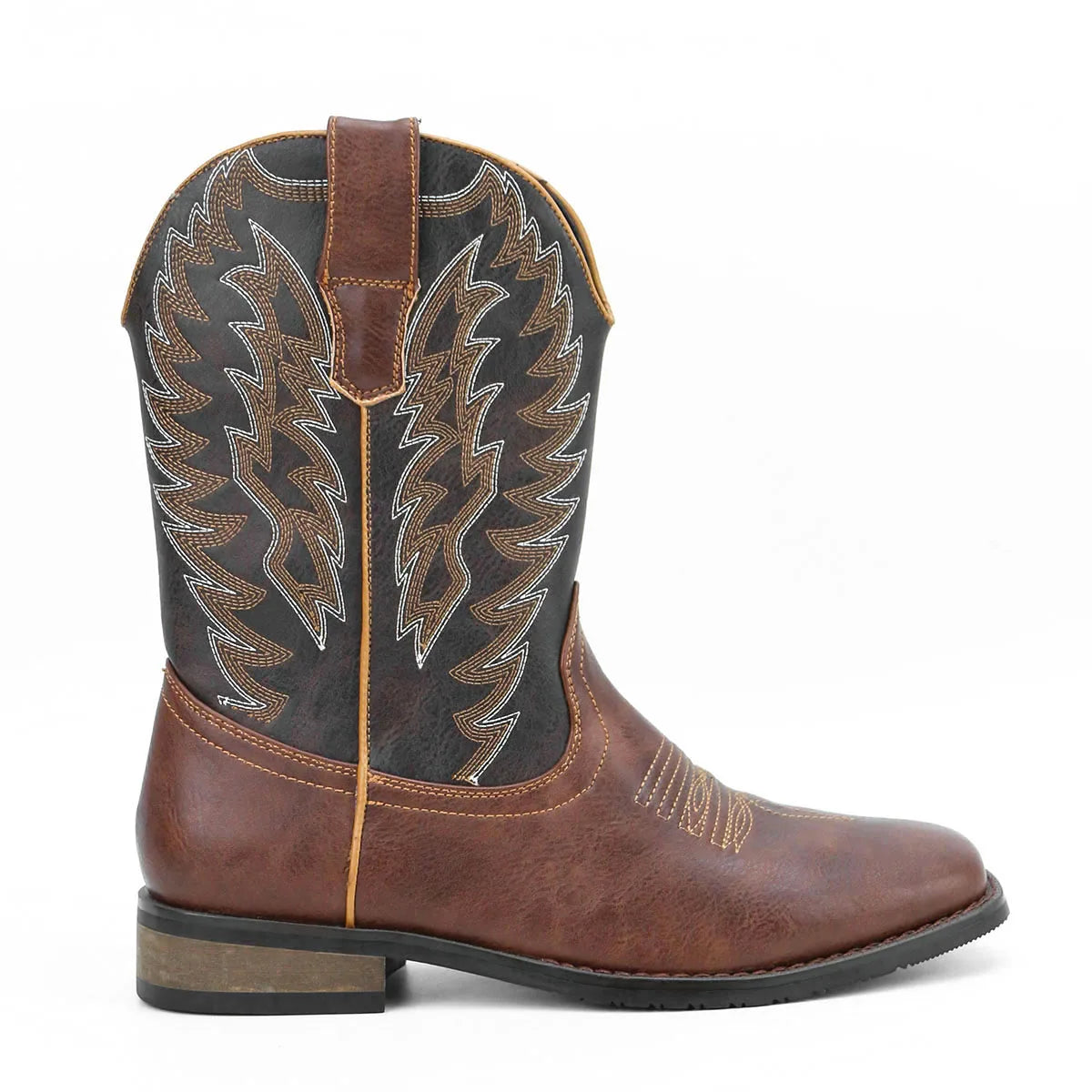 Men's Stylish Phoenix Embroidered Western Cowboy Boots - Ky Ky Kiwi