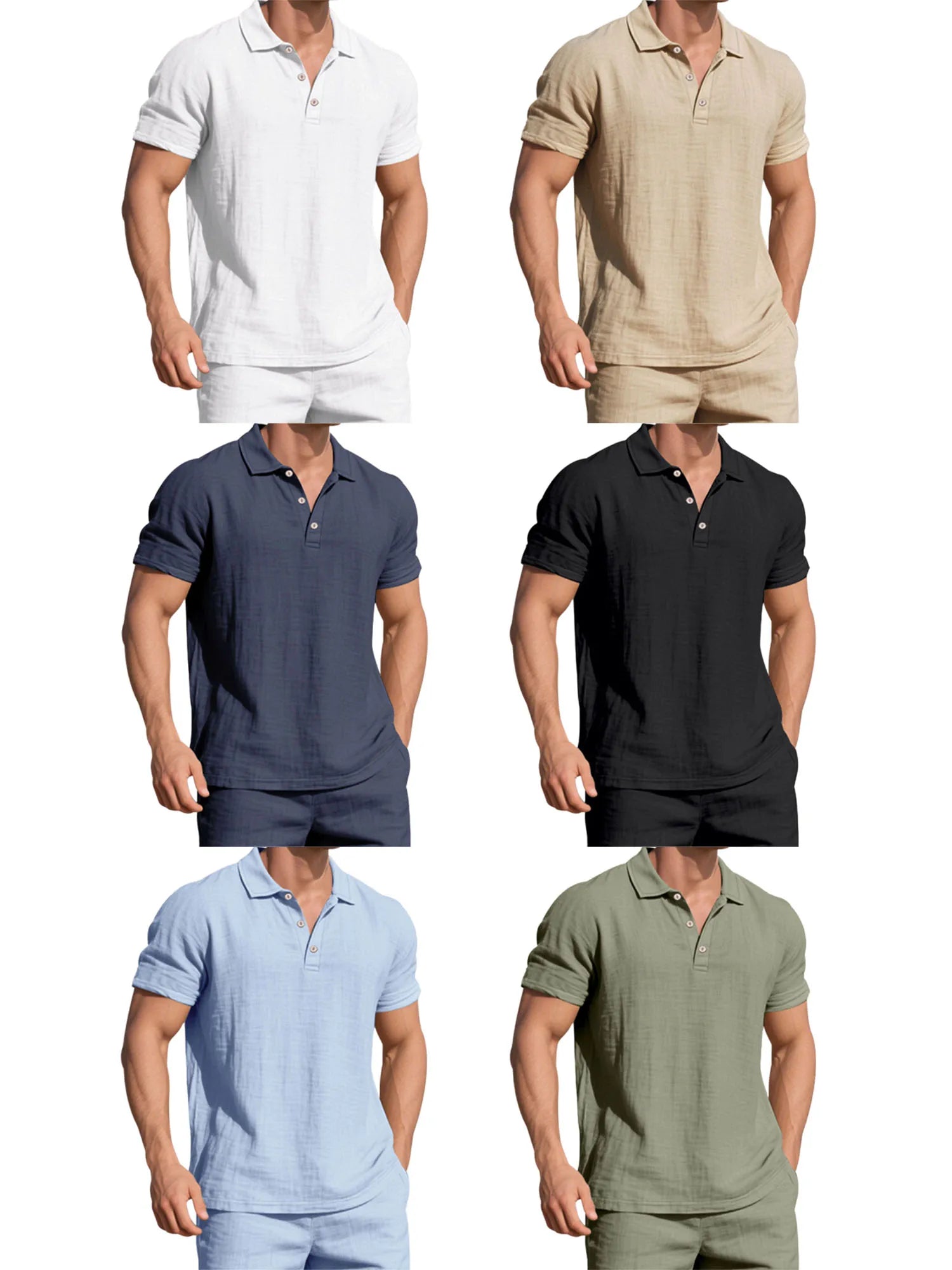 Men's Casual Linen Shirt for Stylish Summer Outfits - Ky Ky Kiwi