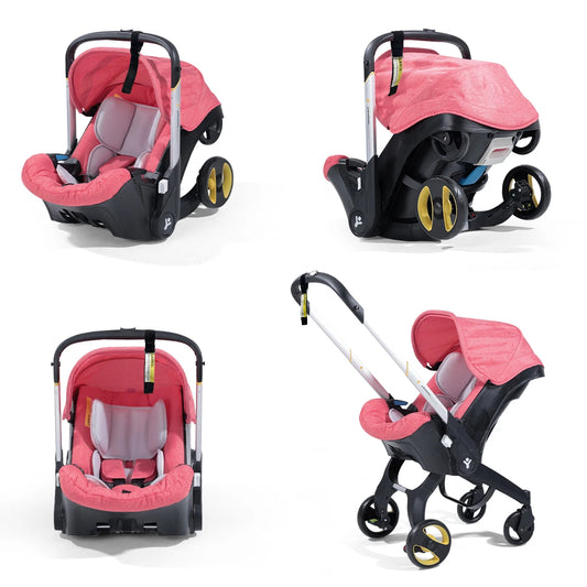 Versatile Folding Baby Stroller with Adjustable Handle for Easy Travel - Ky Ky Kiwi