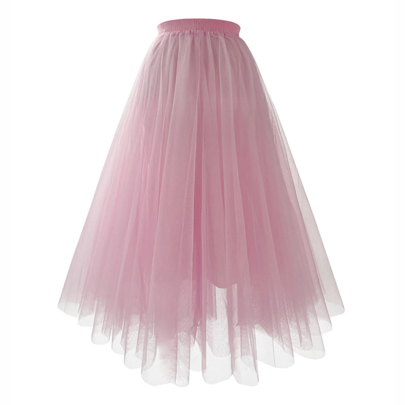 Vintage High Waist Tulle Skirt for Women Elegant Pleated Design - Ky Ky Kiwi