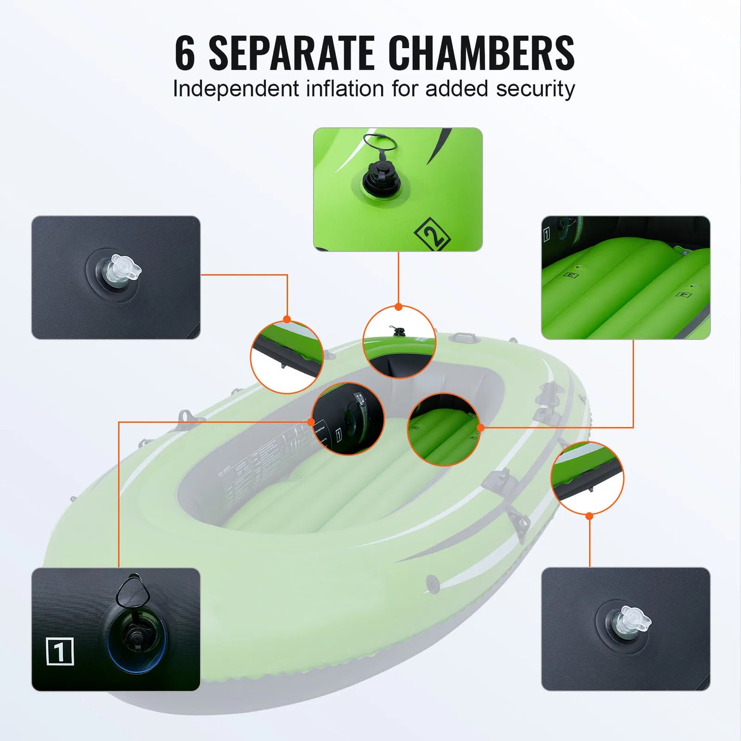 Portable Inflatable Fishing Boat for Fun Water Adventures - Ky Ky Kiwi