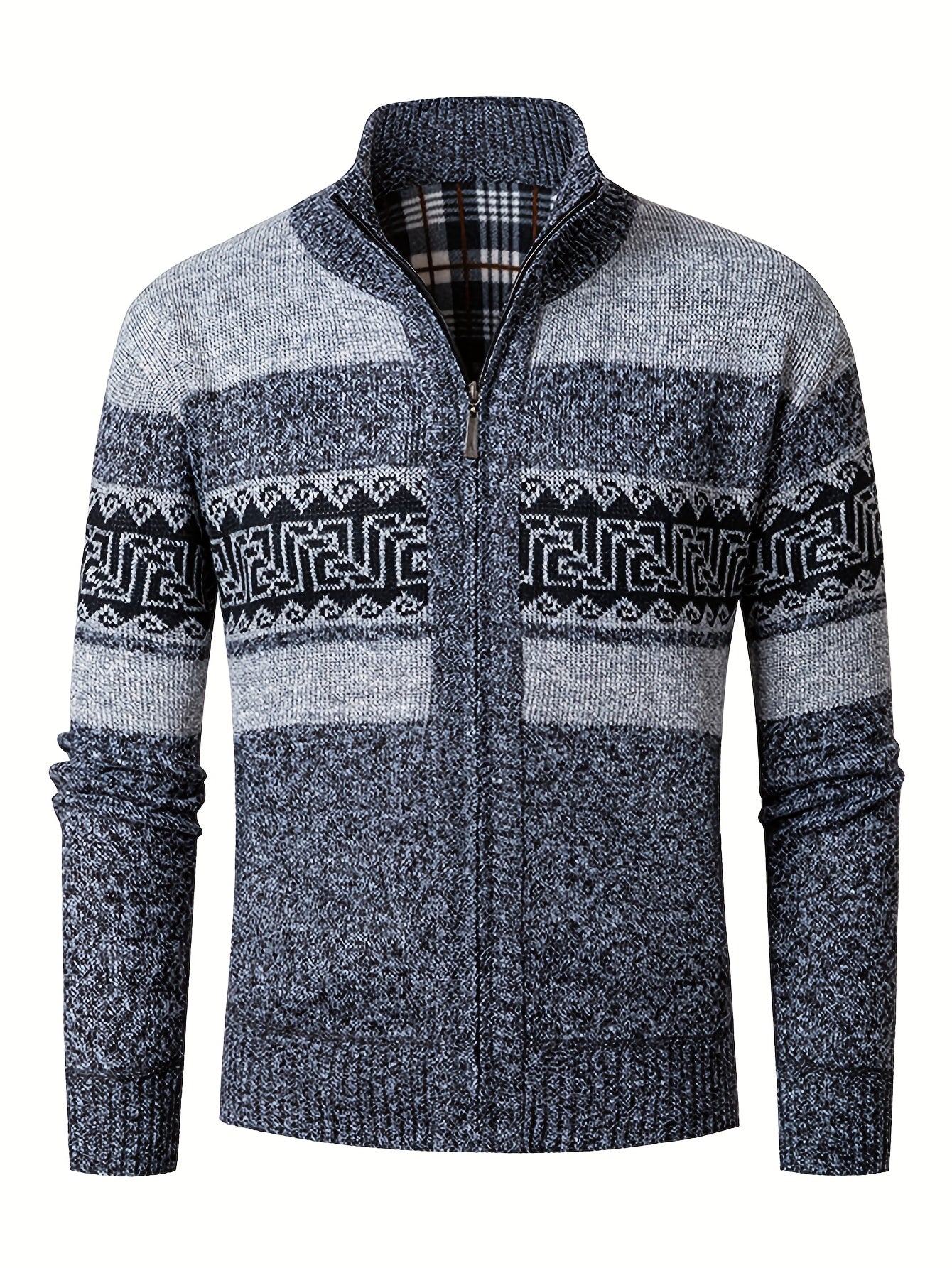 Mens IndustrialGradePerformance WinterSlimFit Cardigan Jacket Ultra Durable Premium FrontZip