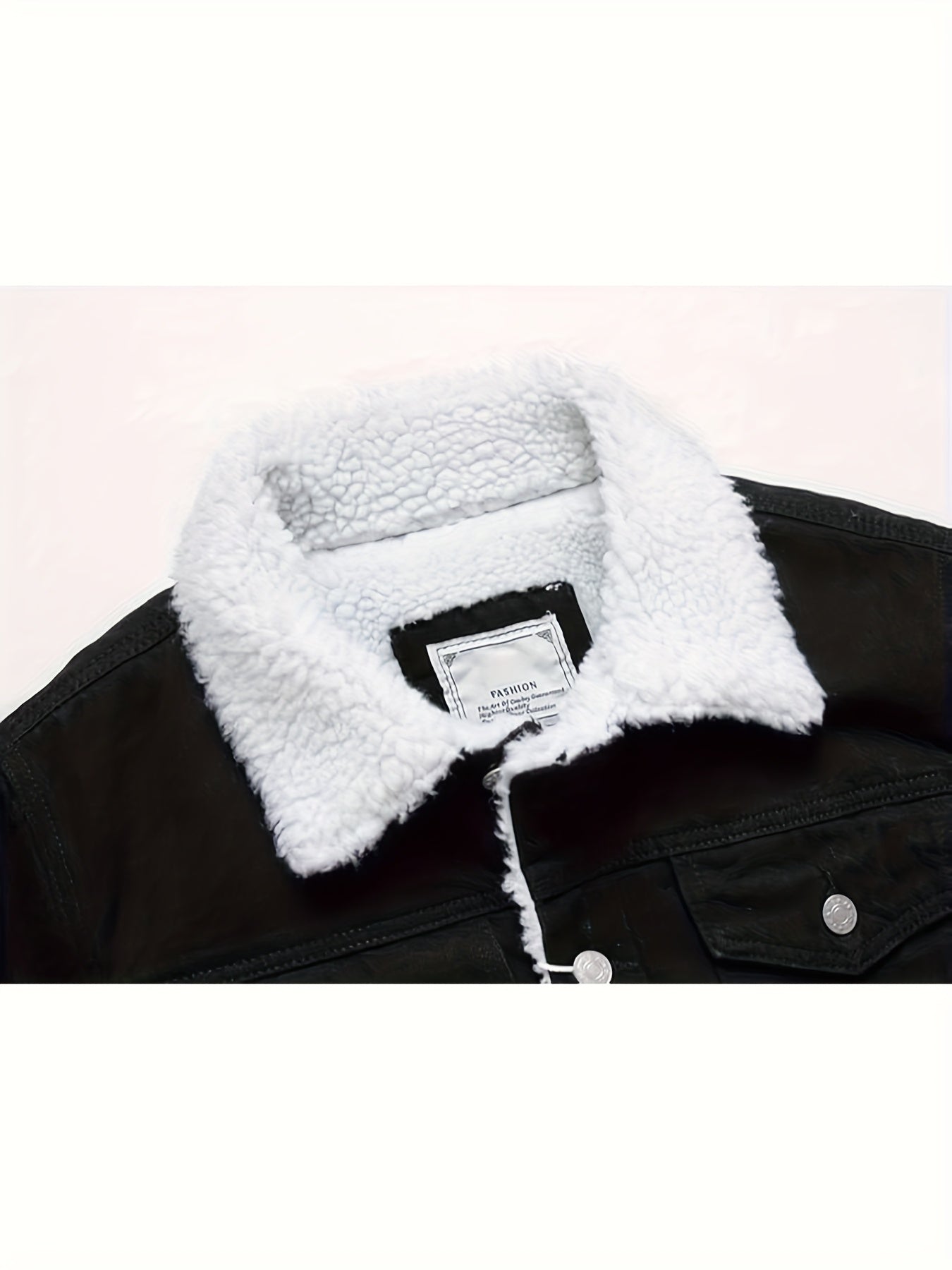 Mens Ultrawarm Insulated Fleece Lined Faux Denim Jacket Weatherproof Windbreaker