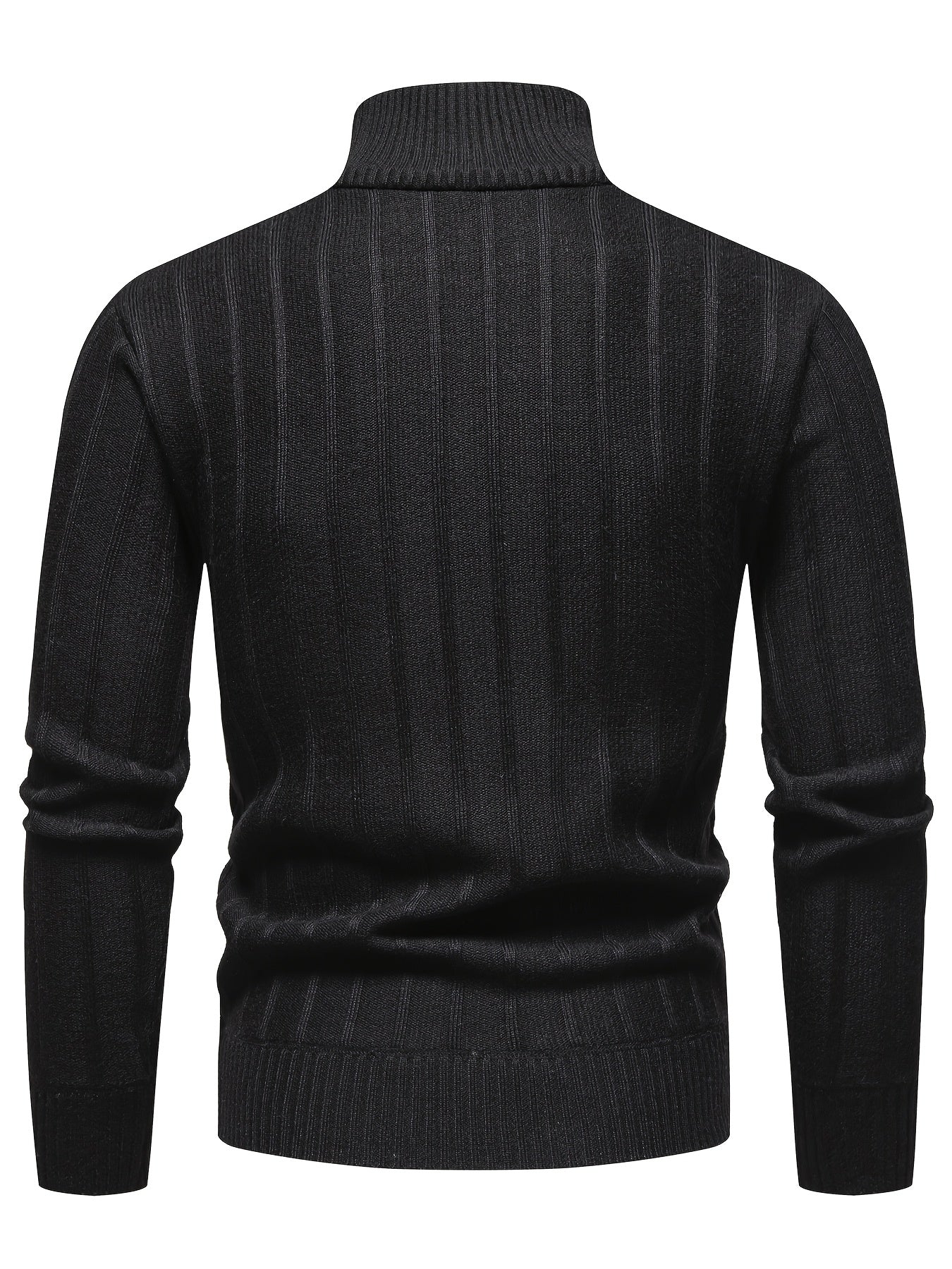 Mens Slim Fit Full Zip Stand Collar Sweater Jacket For Cold Weather Outerwear For Fall And Winter